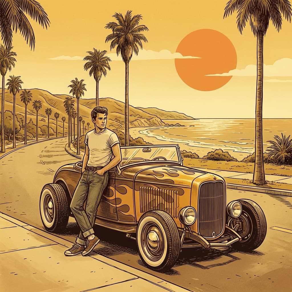 Dan Gurney portrait from 1967