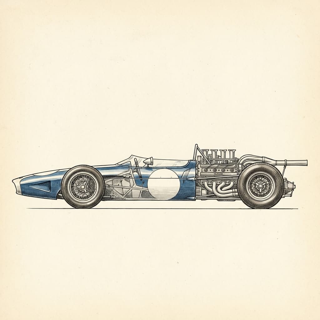 The Eagle prepared for the Belgian Grand Prix