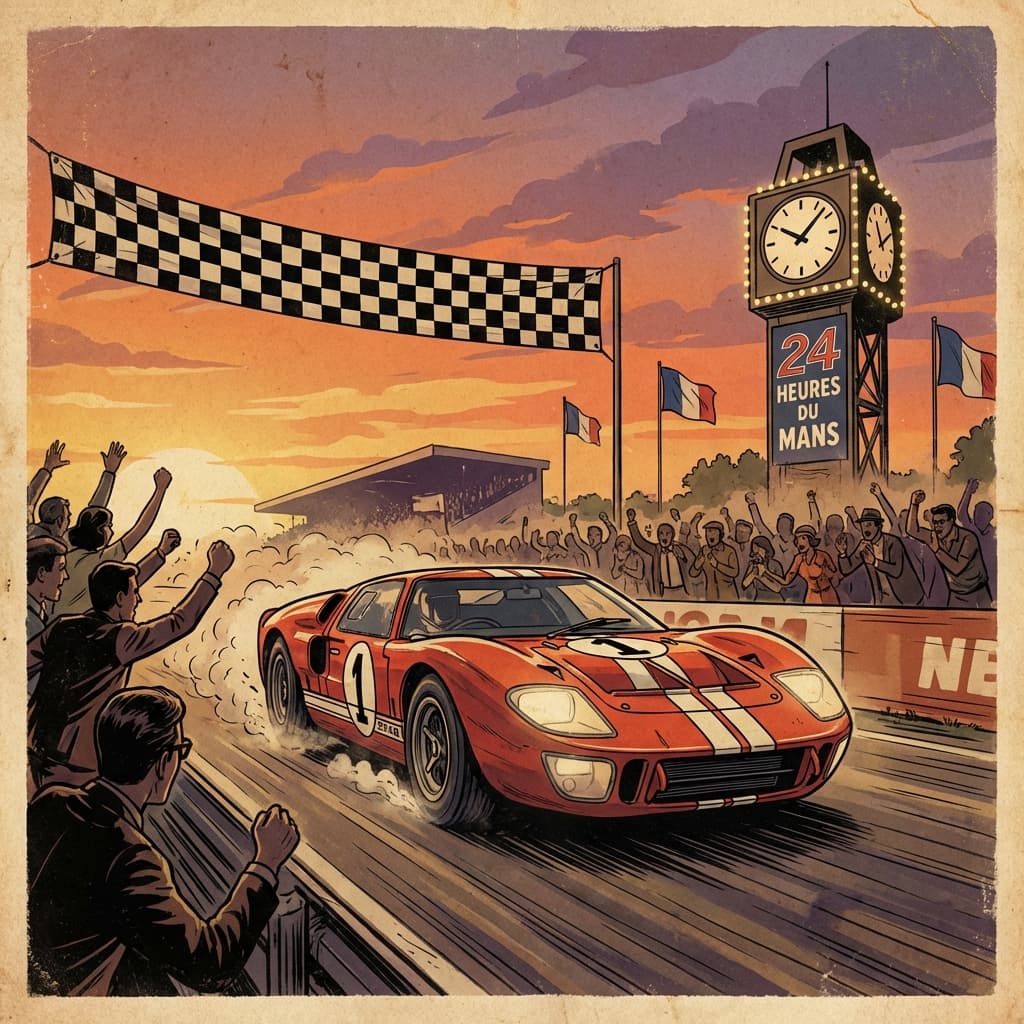 Ford GT40 victory at Le Mans
